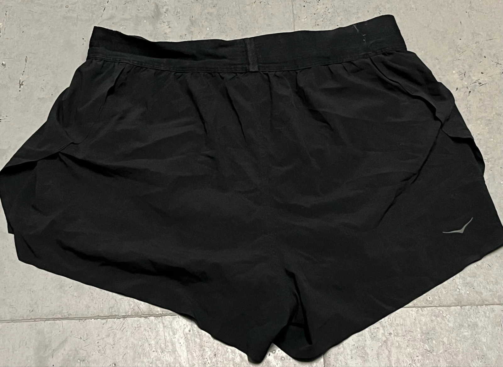 Shorts esportivos pretos de linho – photo 2